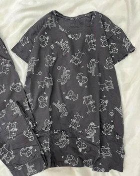 ست طرح‌دار فاق بلند نخ و پنبه h&m