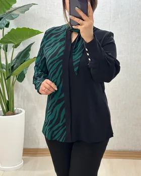 B948- شومیز زبرا