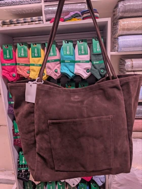 کیف جیر تک جیب 50143 (قهوه ای تیره)