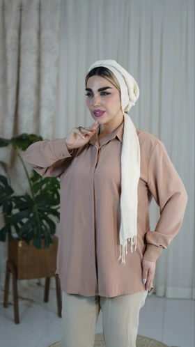 شومیز جلو دکمه کد 1131