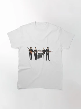 تیشرت گروه موسیقی beatles بیتلز تیشرت گروه موسیقی Beatles بیتلز Beatle Vintage Retro Line Up|Perfect Gift| کد 183845