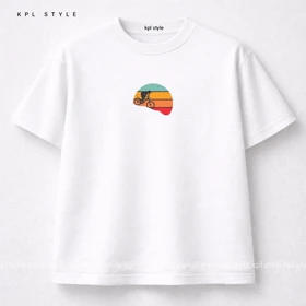 تیشرت باکسی طرح گرافیکی انگیزشی 100٪ پنبه | کد 1334