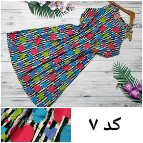 پیراهن ساحلی دوبند مروارید زنانه کد 20115