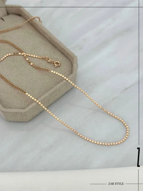گردنبند مهره‌ای فلت یک میل
