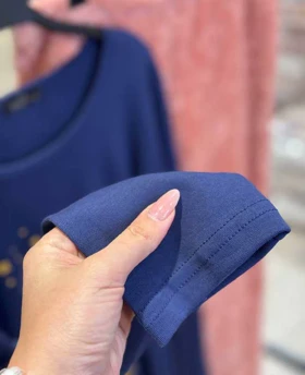 لباس راحتی طرح فانتزی سایز نرمال سیاه اینجه کد52537