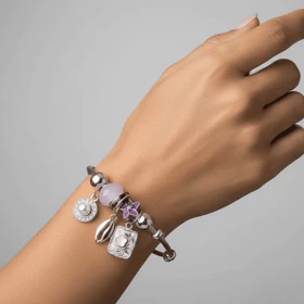 دستبند پاندورا دخترانه مدل مرواریدی