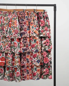 ست اسکارف دار گل‌دار