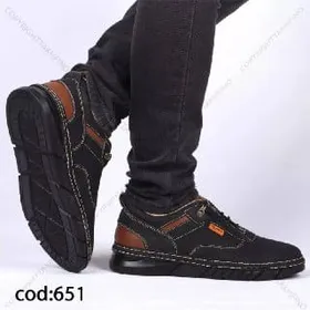 کتانی تمام مشکی zara - کد 651(Tb6)