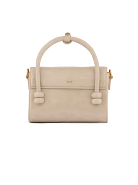 کیف دستی زنانه وارداتی کد 9001 (سفید کرمی)