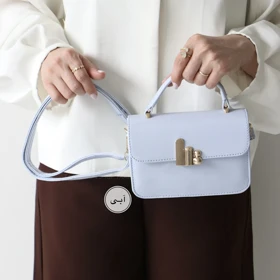 کیف زنانه دوشی - دستی مدل کلین (آبی)