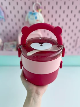 ظرف غذای خرسی دو طبقه -353