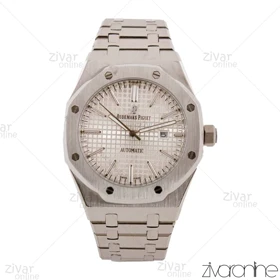 ساعت اودمار پیگه (AP) مردانه نقره ای صفحه سفید 103798