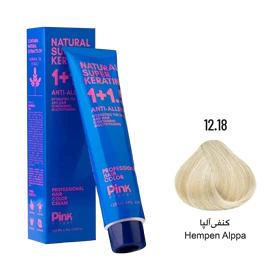رنگ مو پینک ویژوآل شماره 12.18 رنگ کنفی آلپا حجم 120 میلی لیتر