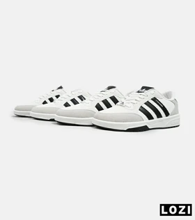 کفش کتانی مردانه سفید مشکی ADIDAS Tyshawn