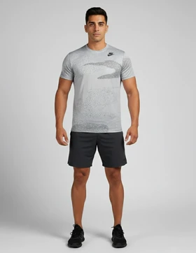 تیشرت ورزشی مردانه نایکی Camo Breeze M