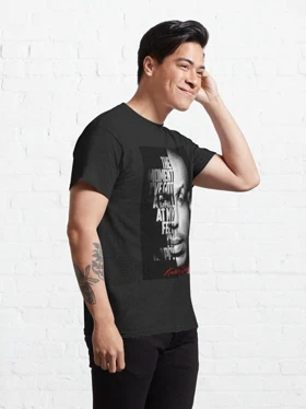 تیشرت ورزشی آرسنال | تیشرت Arsenal F.C طرح Black and white Thierry Henry quote کد 148830