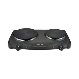 اجاق گاز دو شعله برقی کمپینگ گرین لاین مدل GREEN LION ELECTRIC STOVE GNESDOUB43BK