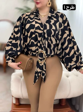 شومیز الیزه حلقه‌ای 2763