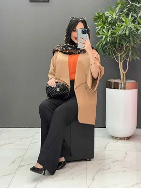 مانتو کتی یقه آمریکایی