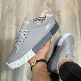 کفش کتانی مردانه مدل پول اند بیر pull&bear طوسی 41 تا 44