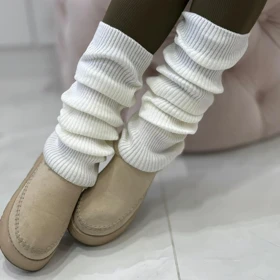 لگ وارمر بافت (سفید)