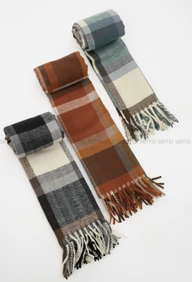 شال 4خونه پشمی کد1004702