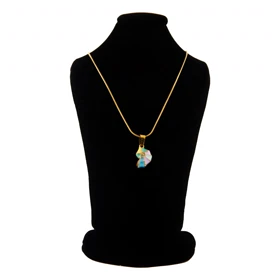 گردنبند دخترانه مدل لاک حلزون