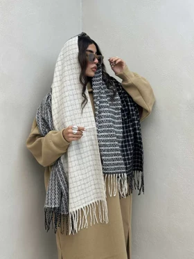 شال رو دوخت ریش دار