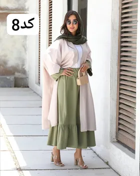 مانتو دامن کد 1987