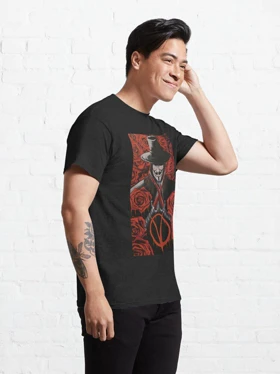 تیشرت وی فور وندتا V for Vendetta red Classic T-Shirt