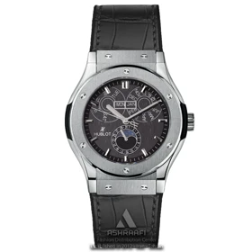 ساعت هابلوت مشکی Hublot Aerofusion Moonphase SK12