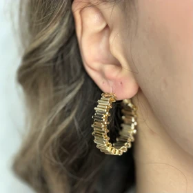 گوشواره حلقه‌ای پیانویی