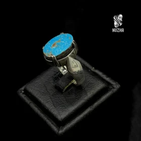 انگشترنقره مردانه فیروزه نیشابورکدaf1022