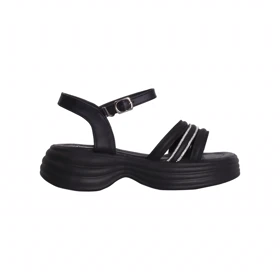 صندل زنانه بندی مدل نیشا_مشکی کد 6798