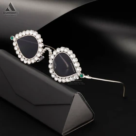 عینک آفتابی نگین‌دار Chanel AS521414 (طیف رنگی دوم)