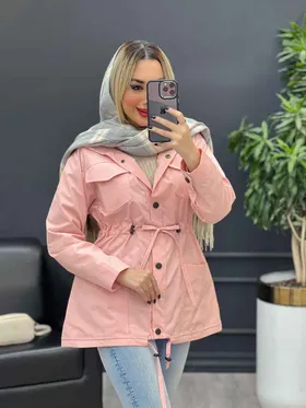 بارانی کمر گت چهار جیب