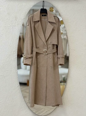 ترنچ کت تابستانه maron 428