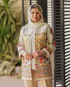 مانتو مدل مرغ آمین کد 2170