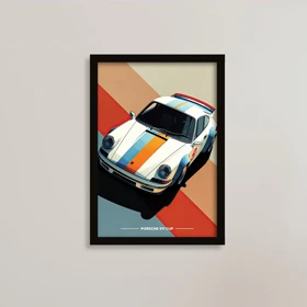 تابلو سفارشی طرح ماشین پورشه