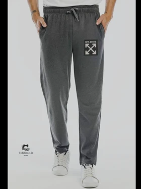شلوار مردانه ملانژ طرح off