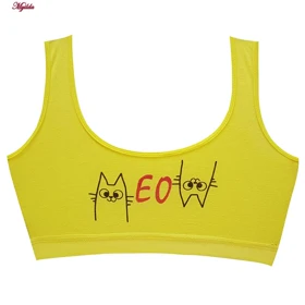 نیم‌تنه دخترانه مدل بدون پد کد 4597-RPY بسته 3 عددی