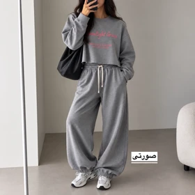 ست دورس و شلوار زنانه مدل 1607 (صورتی)