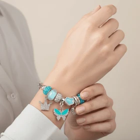 دستبند پاندورا مدل تاج