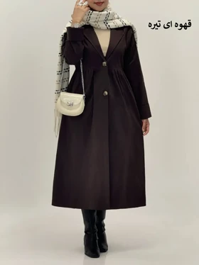 3571-بارانی بلند منگو