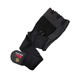 دستکش مردانه بدنسازی RAJ مشکی قرمز