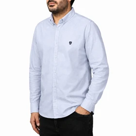 پیراهن آستین بلند ساده مردانه مدل 61022910
