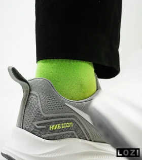 کفش کتانی مردانه و زنانه طوسی نایک ایرزوم مدل 4307