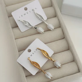 گوشواره زنانه لاله کوچک کد 883