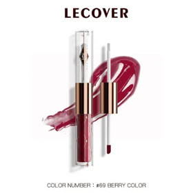 تینت و گلاس دوکاره لیکاور LECOVER (N69 berry color)