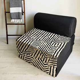 کاناپه تخت شو یک نفره مینیمال زیگزاگ مدل M1062